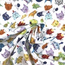 Splash Fabric Laminated Cottons // Cool Cats
