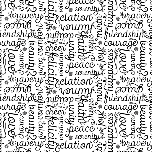 Botanica // Script Black/White