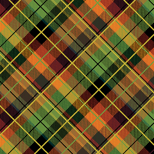 Gather Together // Plaid Green/Brown