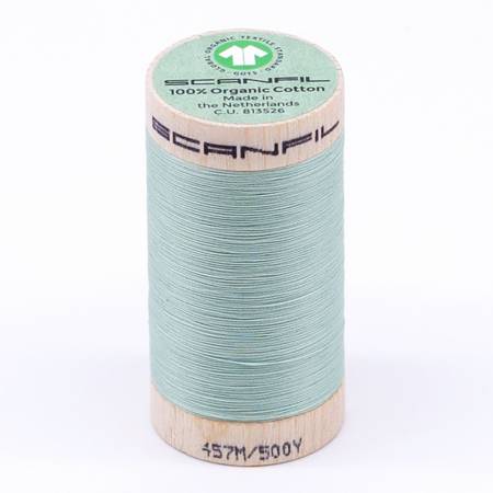 Scanfil Organic Cotton Thread 50wt Solid 500yd Spray
