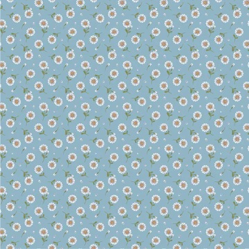 Sunshine and Chamomile//Tossed Daisies Blue