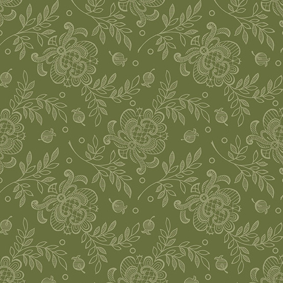 French Mill // Rose Toile - Green
