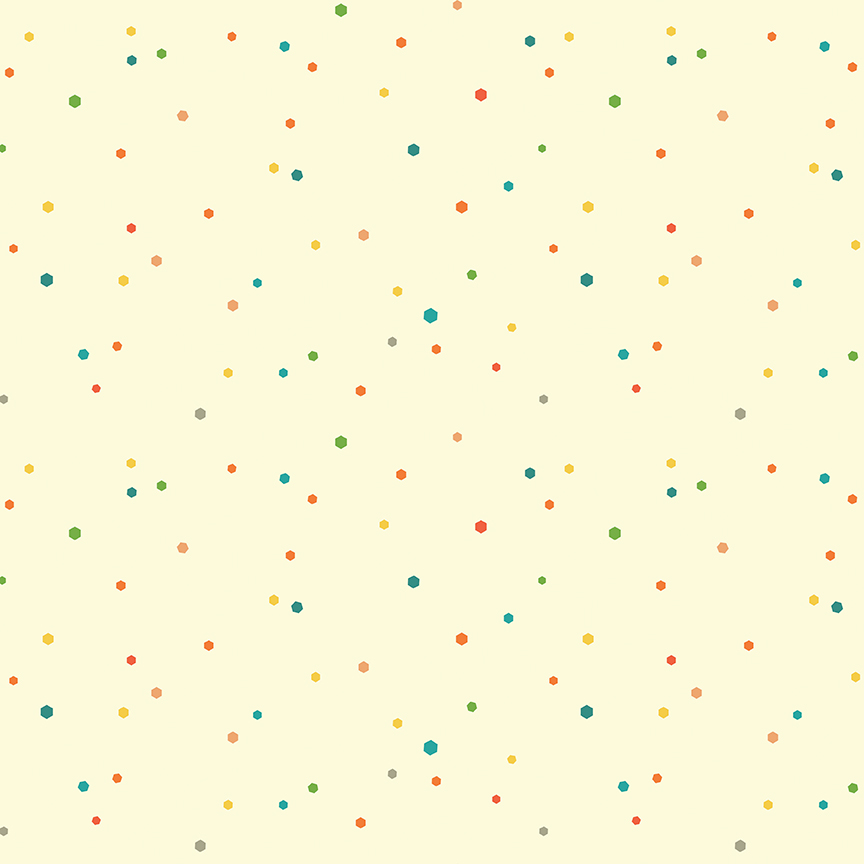 Autumn Afternoon // Hexi Dots Cream