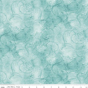 Painter's Watercolor Swirl // Aqua