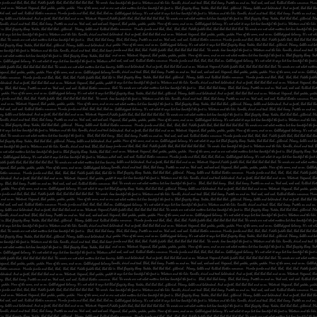 Back in Black // 1619-99B Word Ramble
