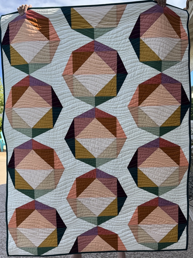 Crystal Creek Quilt Kit - Pure Solids