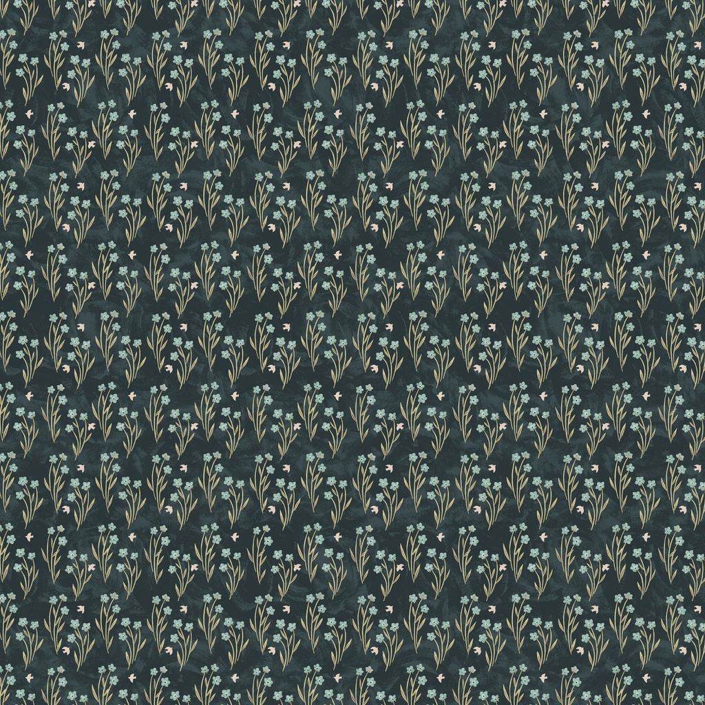 Paws & Play // 91048-68 Floral Field Teal