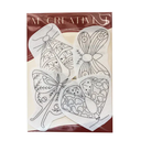 Peel, Stick and Stitch Patterns - Moths Hand Embroidery