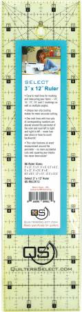 Quilters Select Non-Slip Ruler 3in x 12in