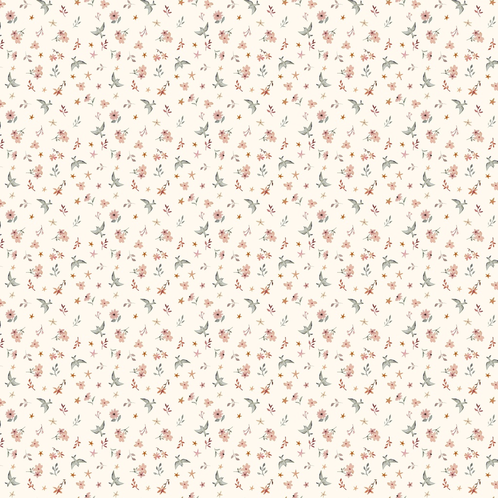 Blossom Breeze // RC91022-11 Birds Cream