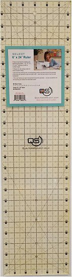 Quilters Select Non-Slip Ruler 6.5in x 24in