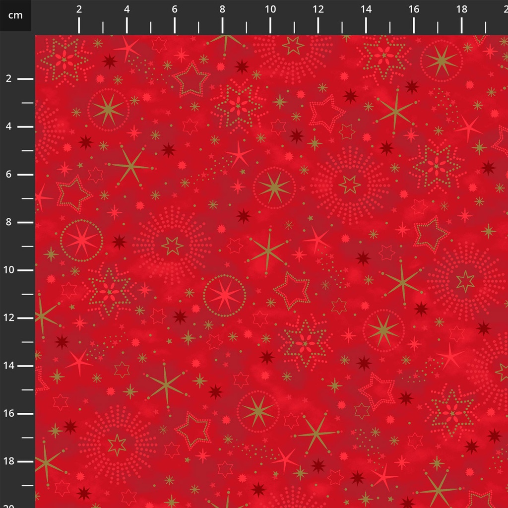 We Love Christmas // Style MCS25-04 BerryGold Stars