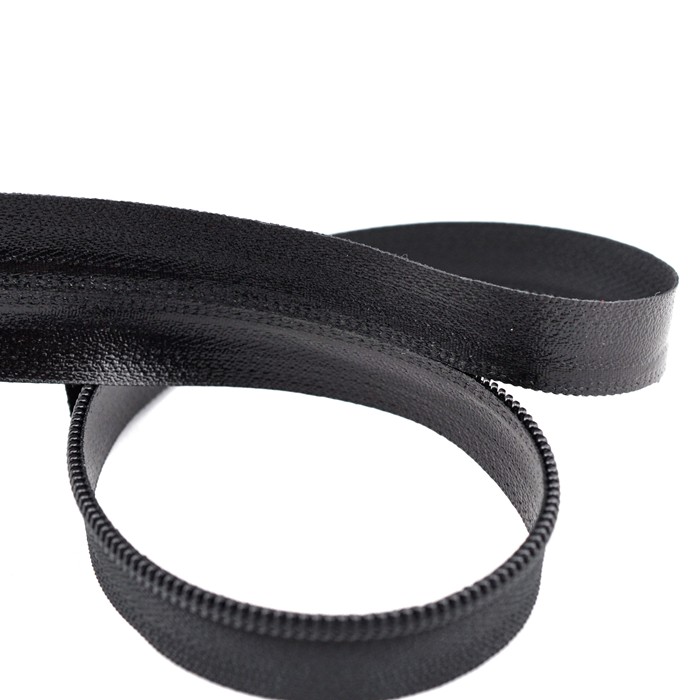 Zipper Tape by the Yard // Black #5 YKK