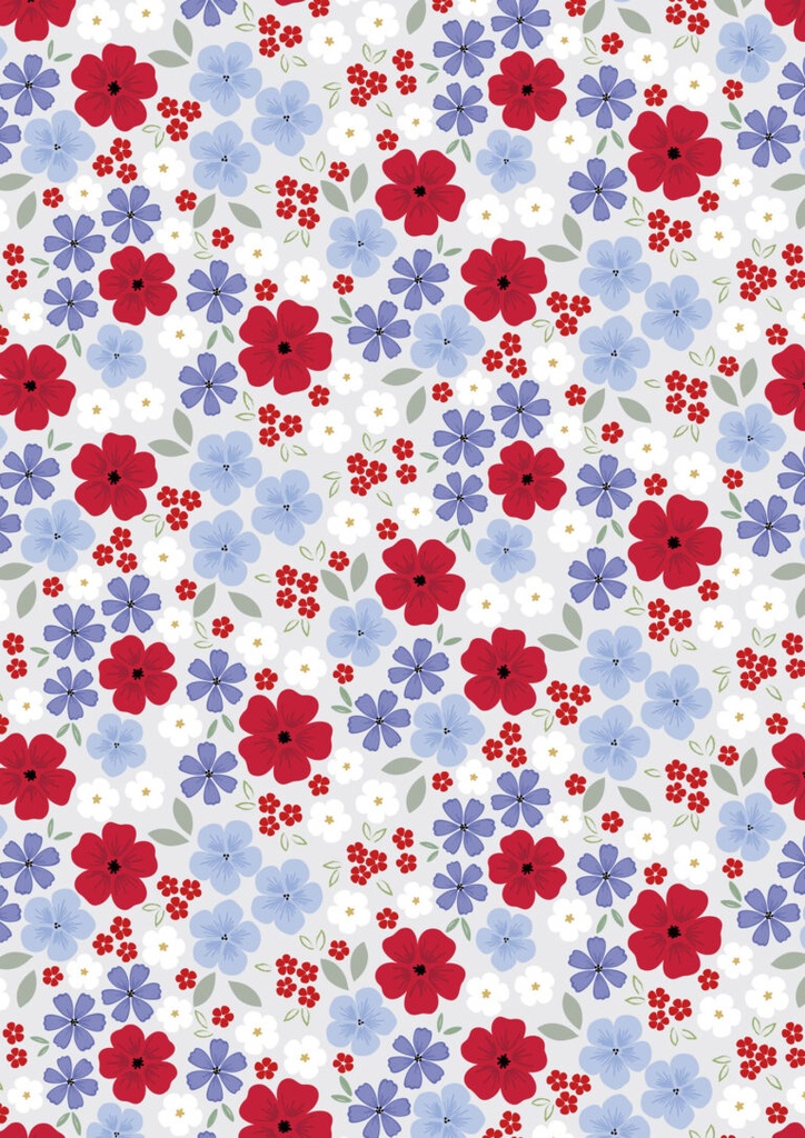 Forever Blooms // Floral Palette - Bright Grey