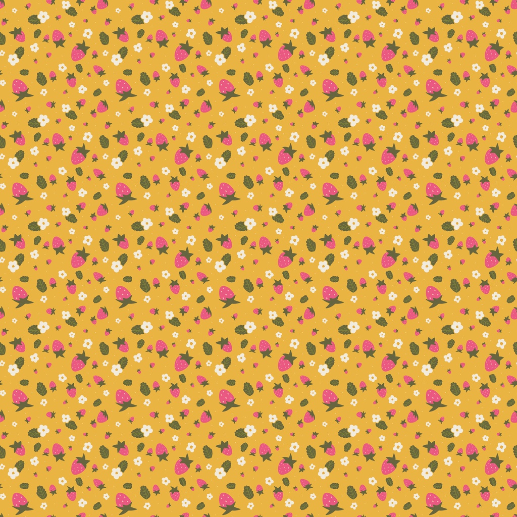 Joyful June // Strawberries Ochre