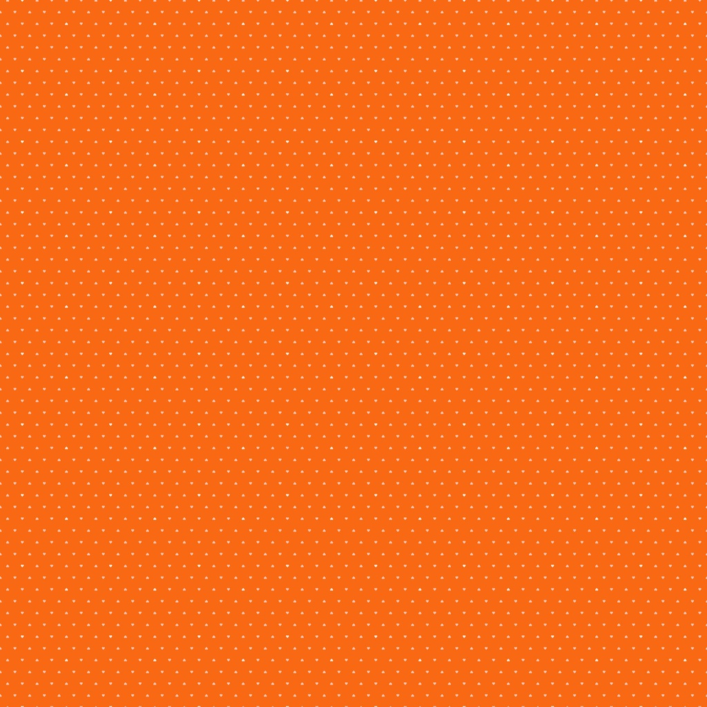 Joyful June // Ditsy Hearts Orange
