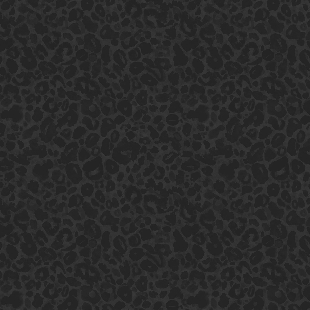 Wild Garden // Animal Print - Black