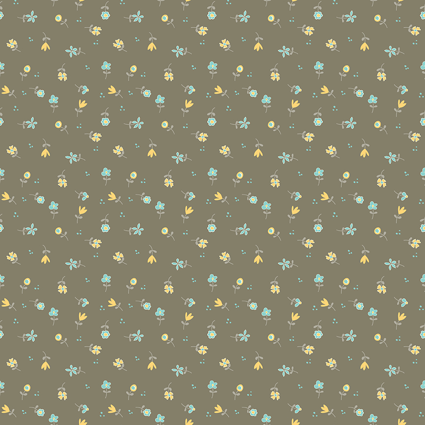 Spring's in Town // Flower Toss Pewter