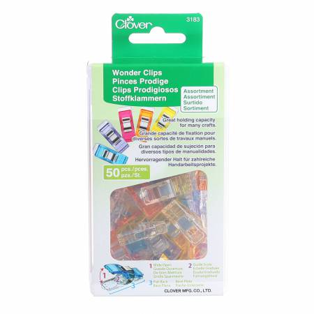[3183CV] Wonder Clips Assorted Colors 50pc