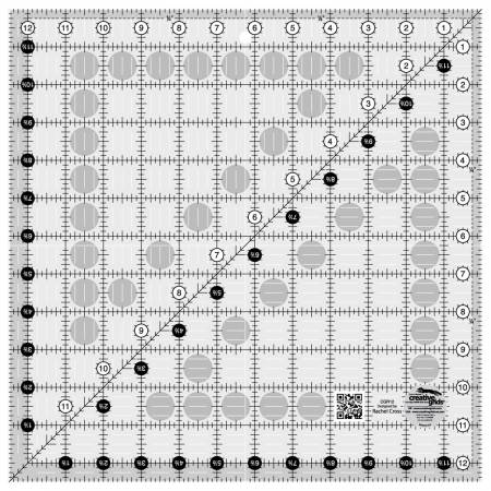 [CGR12] Creative Grids Quilt Ruler 12-1/2in Square