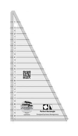 [CGRTMT3] Creative Grids Perfect Rectangle Ruler 9-1/2in Quilt Ruler