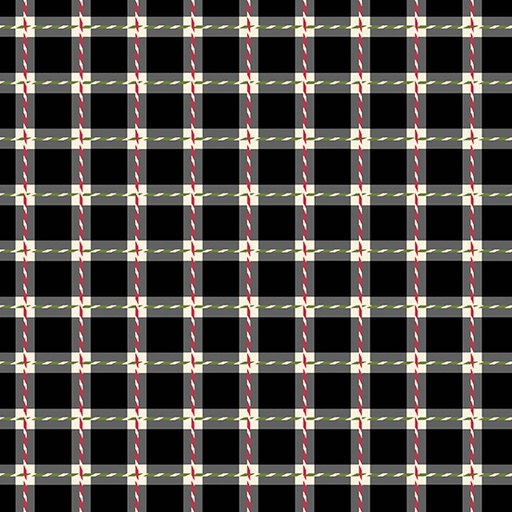 [A-178-K] Bird Humbug // Plaid - Midnight