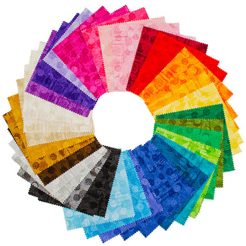 [5X5SQ-JOTDOT1AND2] Jot Dot 1 and 2 5x5" Square Precut (42 pieces)