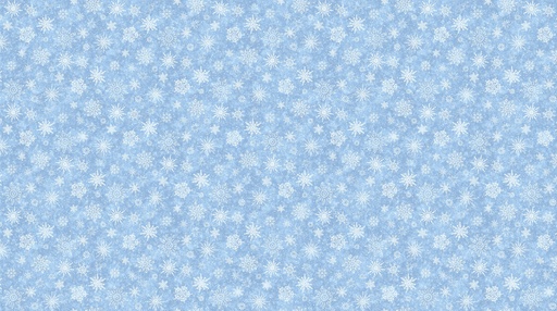 [27043G-41] All That Glitters // Snowflakes - Sky Blue