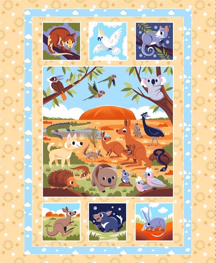 [8096P-44] Aussie Oz-Born // 8096P-44 Yellow Panel