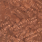 [732Q-2] Boho Blooms  // Word Collage - Dirt