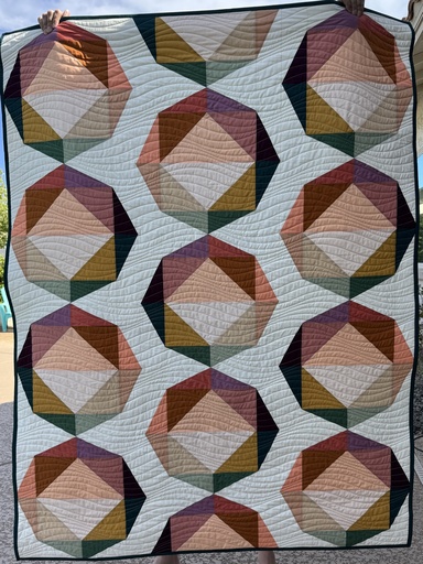 [CCQKPSCover25] Crystal Creek Quilt Kit - Pure Solids