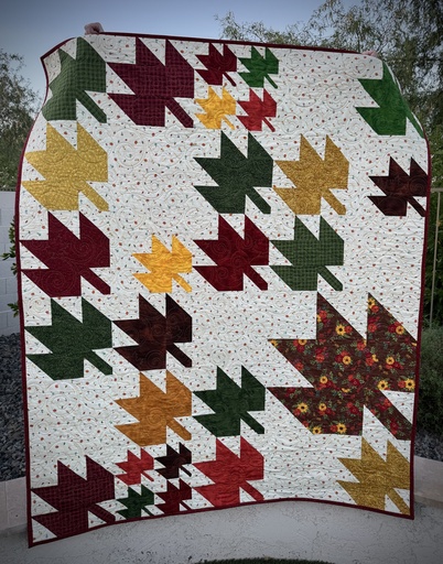 [CLQKAutumn25] Changing Leaves Quilt Kit // Autumn Afternoon