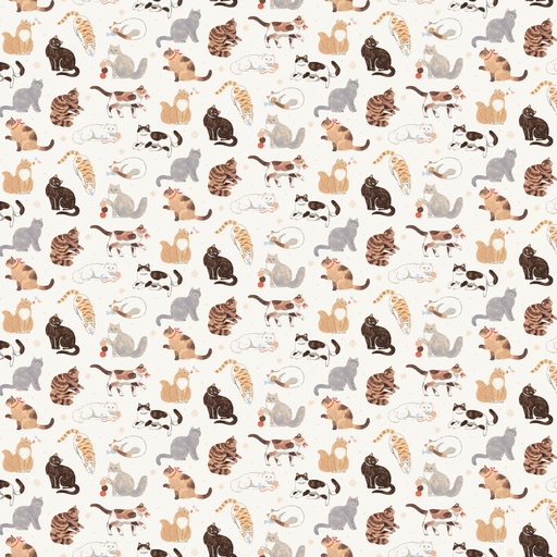 [91046-11] Paws & Play // 91046-11 Cats Cream