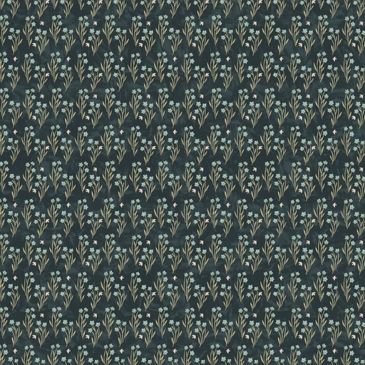 [91048-68] Paws & Play // 91048-68 Floral Field Teal