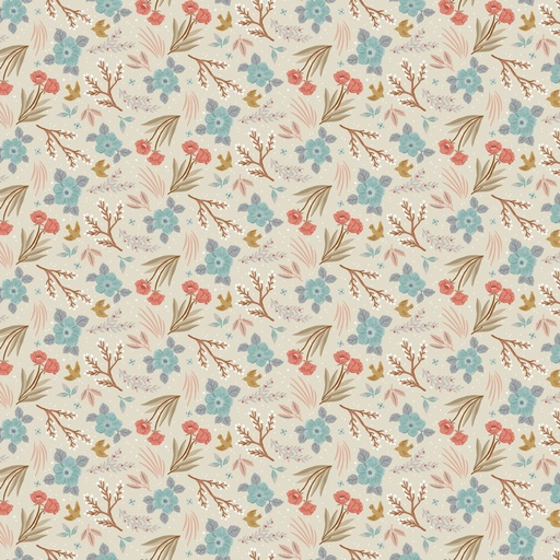 [91050-12] Paws & Play // 91050-12 Large Floral Cream