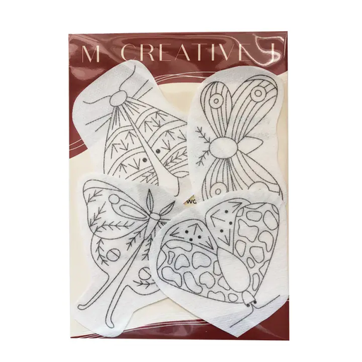 [PSSMOTHS25MJ] Peel, Stick and Stitch Patterns - Moths Hand Embroidery
