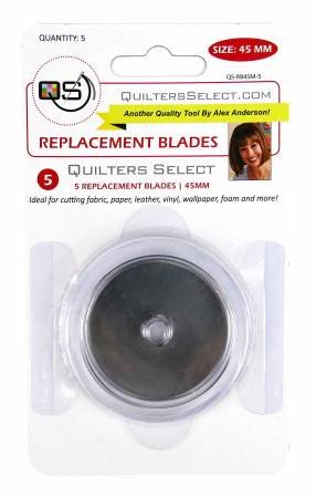 [QS-RB45M-5] Quilters Select Rotary Blade Replacements 5pk