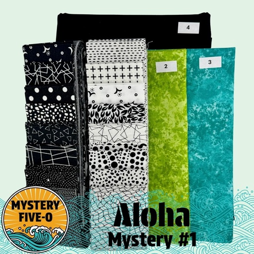 [AlohaColorburst25] Mystery Five-0 Aloha Kit // Black & White Colorburst