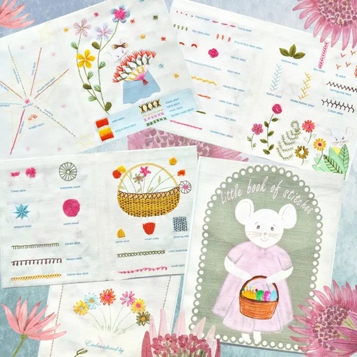 [PKMSB1O] Mouse Embroidery Sampler Book