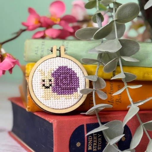 [CKC-MB-048] Mini Matchbox Cross Stitch Kit // Let's Shellebrate