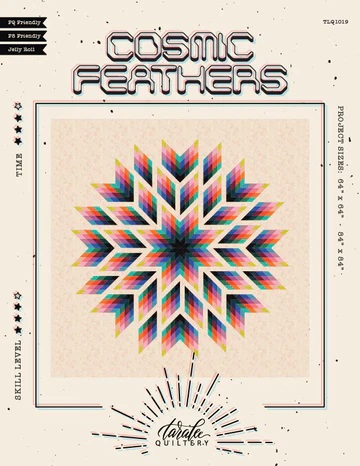 [TLQ1019] Cosmic Feathers Quilt Pattern