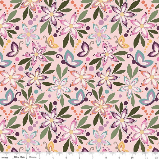 [C16610-PINK] Juju's Petals // Main Pink