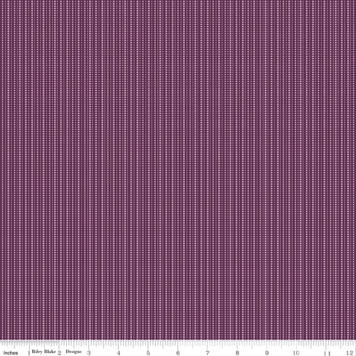 [C16615-PURPLE] Juju's Petals // Stripes Purple