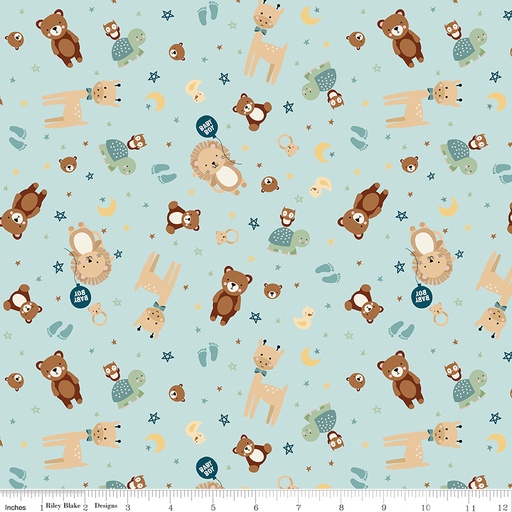 [C16761-BLUE] Baby Boy/Baby Girl // Baby Boy Animals Blue