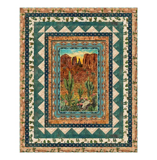 [Sedona Spirit Quilt Kit] Sedona Spirit Quilt Kit // Throw Size (60" x 74")