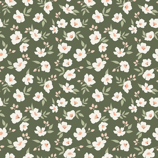 [C14282-GREEN] Let It Bloom // Flowing Floral Green