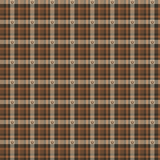 [C14645-BROWN] Only You // Plaid Brown